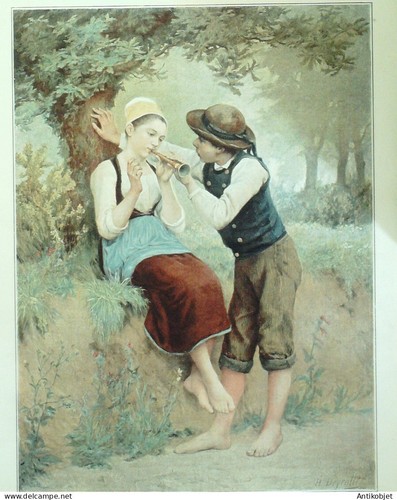 œuvre deyrolle tendre musette - Œuvre,