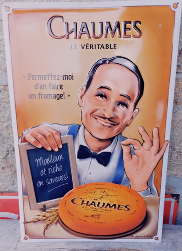 Plaque publicitaire tôle