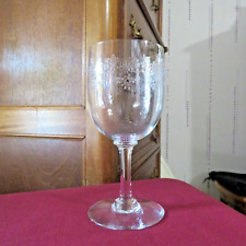 1 verre à vin cristal de