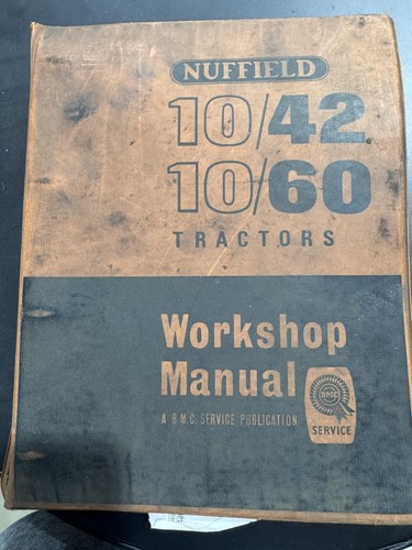 Nuffield workshop manual - nuffield,
