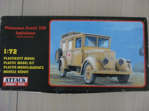 Maquette véhicule attack - 1/72,