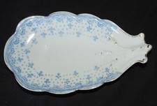 Ravier en porcelaine : décor
