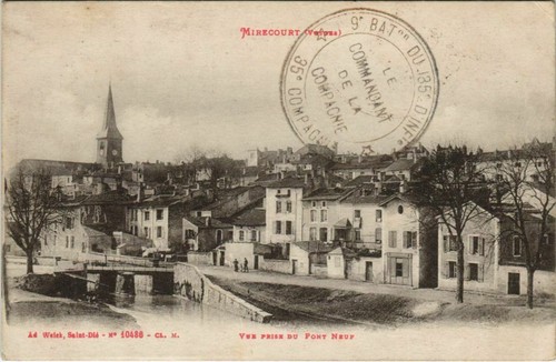Cpa mirecourt vue prise du - prise,