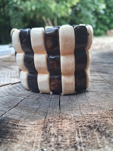 Bracelet manchette ethnique - , en