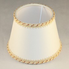 Abat jour tissu blanc - abat-jour, 35
