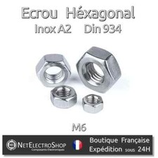 Écrou Hexagonal HU M6 Acier
