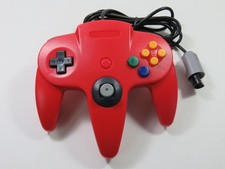 CONTROLLER - MANETTE NINTENDO 64 (N64) NON OFFICIEL RED ROUGE NEW