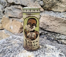 Ancienne Boîte Tôle Litographiée Savon Barbe No Plaque Émaillée 