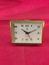 Reveil JAZ Retic Mécanique Boitier Laiton Poli 7 Jewels