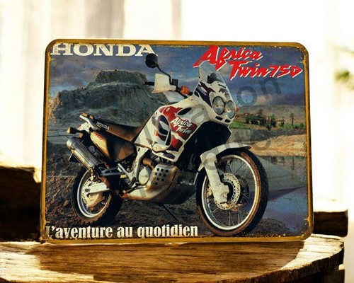 Plaque métal vintage - métal, honda