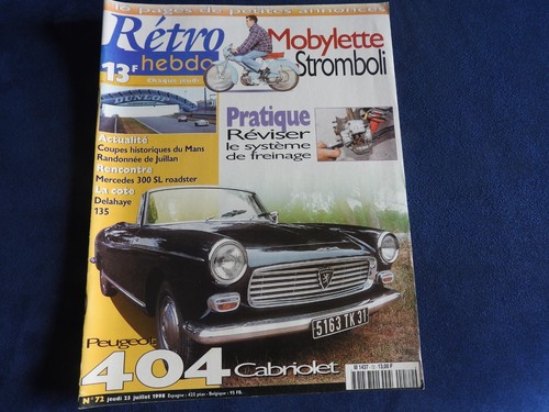 Revue retro hebdo 72 - revue, n°72