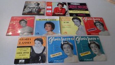 Lot collection de 10 disques vinyles EP 45T de Gloria Lasso - 45 tours