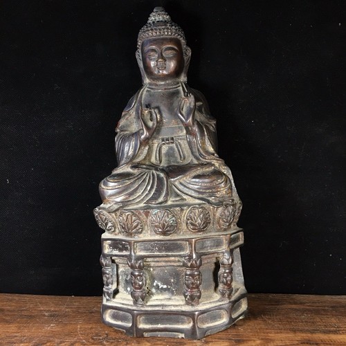 Statue bouddha amitabha - statue, de