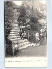 75 PARIS - square Saint Pierre, escalier allant au Sacre c�ur