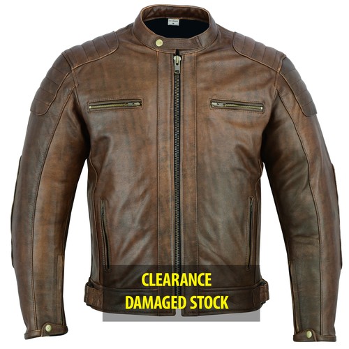 Veste moto cuir - moto, en