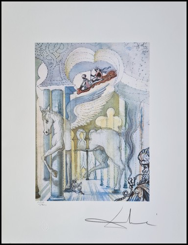 Salvador dali cheval ailé - *,