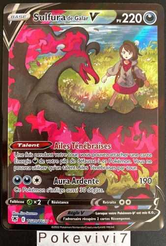 Carte pokemon sulfura - carte,