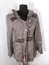 chemise gillet gris effet vieilli empiècements ELISA CAVALETTI L 40/42