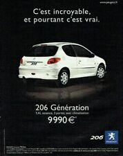 publicité Advertising 0521  2008  Peugeot   206 Génération 3 portes