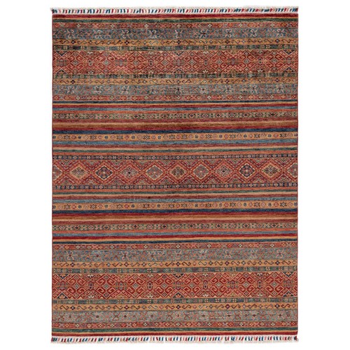 Tapis persan noué main - à,