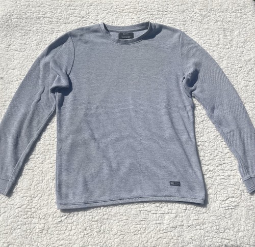 Bershka pull homme gris maille
