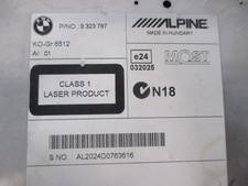 AUTORADIO  RECEPTEUR BMW SERIE 1 II  9323787  2563453
