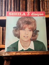 Vintage 45 tours Sheila ancien disque vinyle collection rétro chanson française