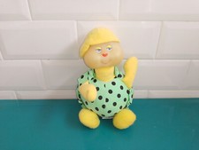 23.03.12.1 Peluche coccinelle Ajena Luciole tête phosphorescente 17cm doudou