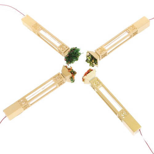 Pcs lampadaire miniature - 4,