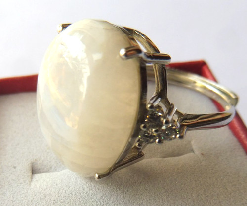 Bague pierre lune - bague, lune-