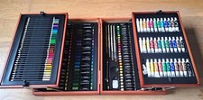 malette géante DESSIN pastels peinture crayons couleur feutres pinceaux