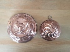 Lot 2 Moules Gateau Cuivre