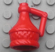 Lego 4429 Flask with Handle Red Cruche Rouge Fabuland 3791 3676 3673 MOC A105