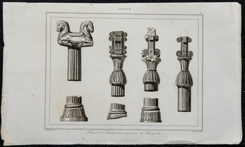 1841 colonnes chapiteaux - colonnes, &