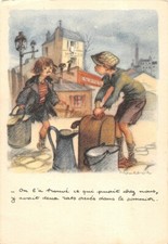 CPA Illustrateur Poulbot - ce qui puait chez nous, c'est deux rats crevés