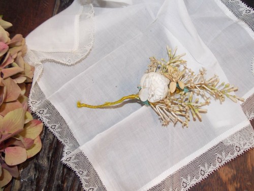 Ancien petit bouquet mariee - bouquet,