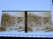 PLAQUE DE VERRE STEREOSCOPIQUE WW1/1914-1918/1 GUERRE MONDIAL PLANOX 6X13cm "B1"