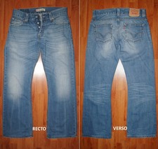 JEANS LEVIS 512 "Bootcut" W32 L32 (FR t42)  bleu délavé 3709