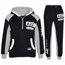 Ensemble De Jogging Pour Enfants Garçons Filles Veste Zippée Bas 7-13 Ans