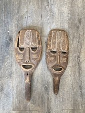 Suite De 2 Masques Africains Anciens