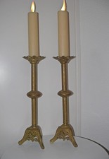 Paire de piques-cierge