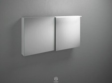 armoire de toilette burgbad Badu, avec 2 portes, butée à gauche, largeur 120 cm,