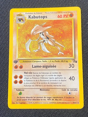 Carte Pokémon Kabutops 9/62