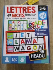 Lettres et Mots Montessori,Headu.