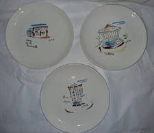 Lot de 6 assiettes anciennes