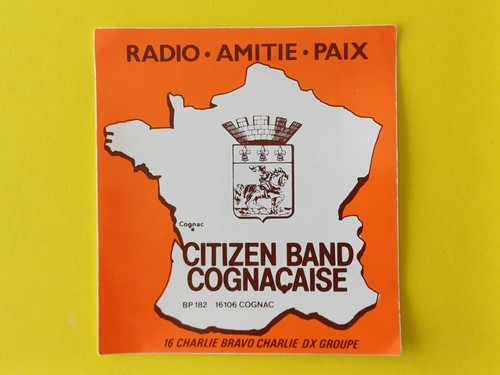 Sticker vintage radio - radio, cb
