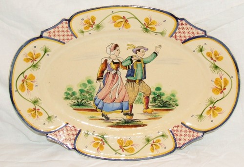 Quimper grand plat - grand,