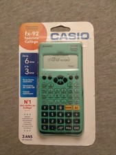 Neuf Scellé** Casio FX-92+ Spéciale Collège Calculatrice