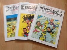 Rare !!! 3 hors-série inédits LES PIEDS NICKELES (PELLOS)  1993, 94, 95 -TBE !!!