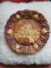 ASSIETTE DÉCORATIVE LE MONT SAINT MICHEL VINTAGE